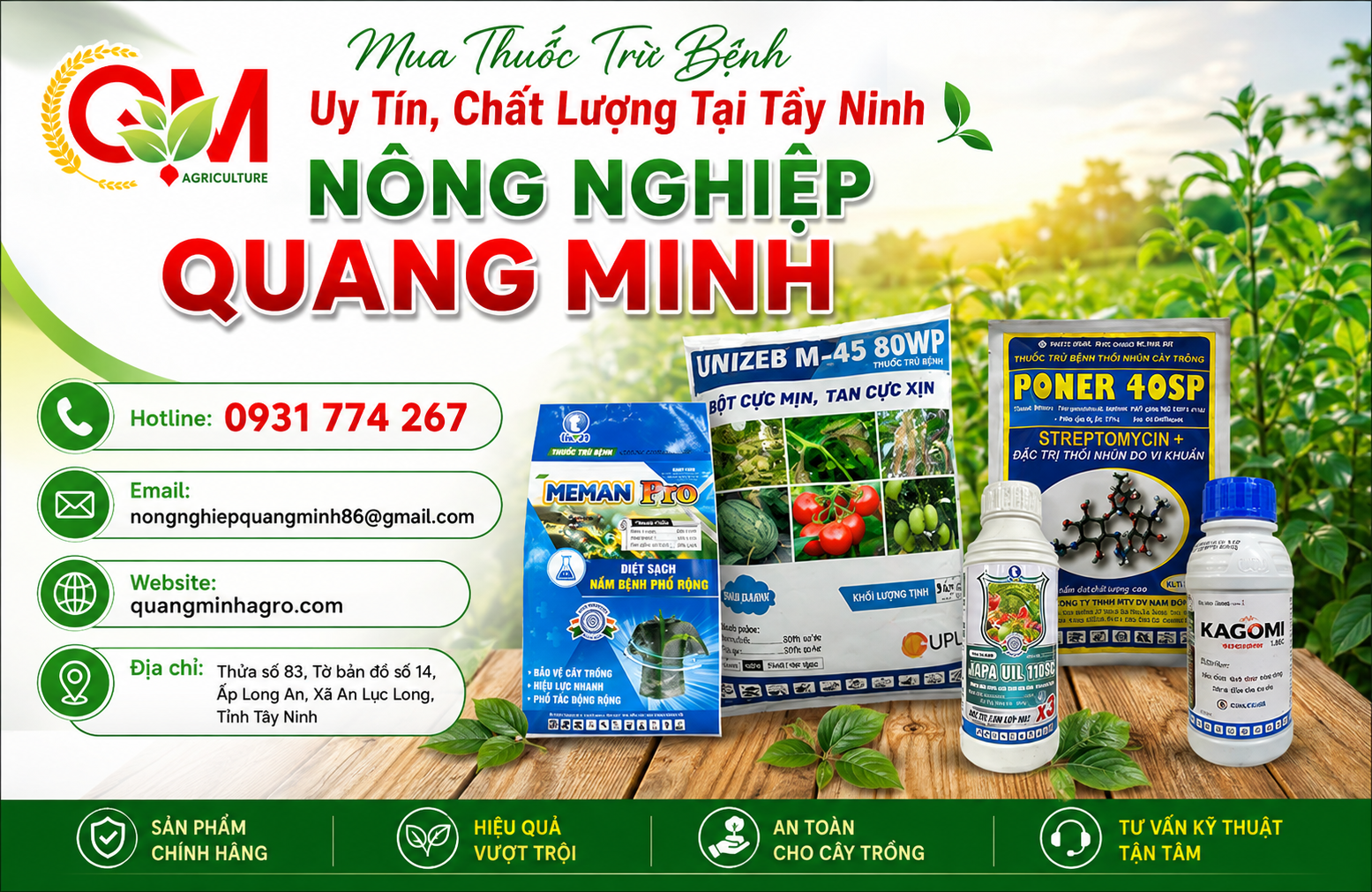 Mua Thuốc Trừ Bệnh Uy Tín Tại Tây Ninh